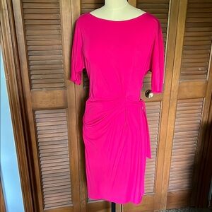 Elegant Pink Women's Dress Ann Taylor M Medium
